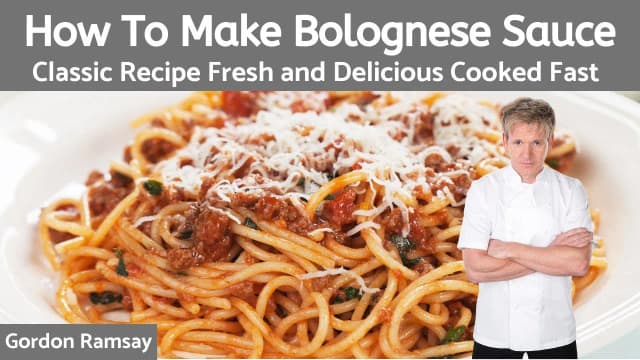 Gordon Ramsay spaghetti bolognese – sprawdź przepis na idealne danie Gordon Ramsay spaghetti bolognese – sprawdź przepis na idealne danie